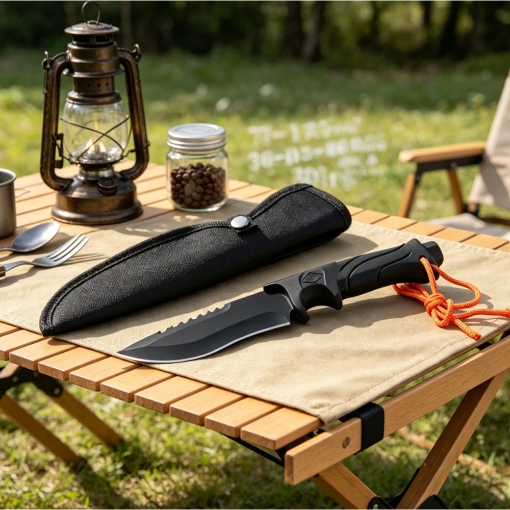 Edc Fixed Blade Deep Carry - Faca EDC Multiuso para Camping e