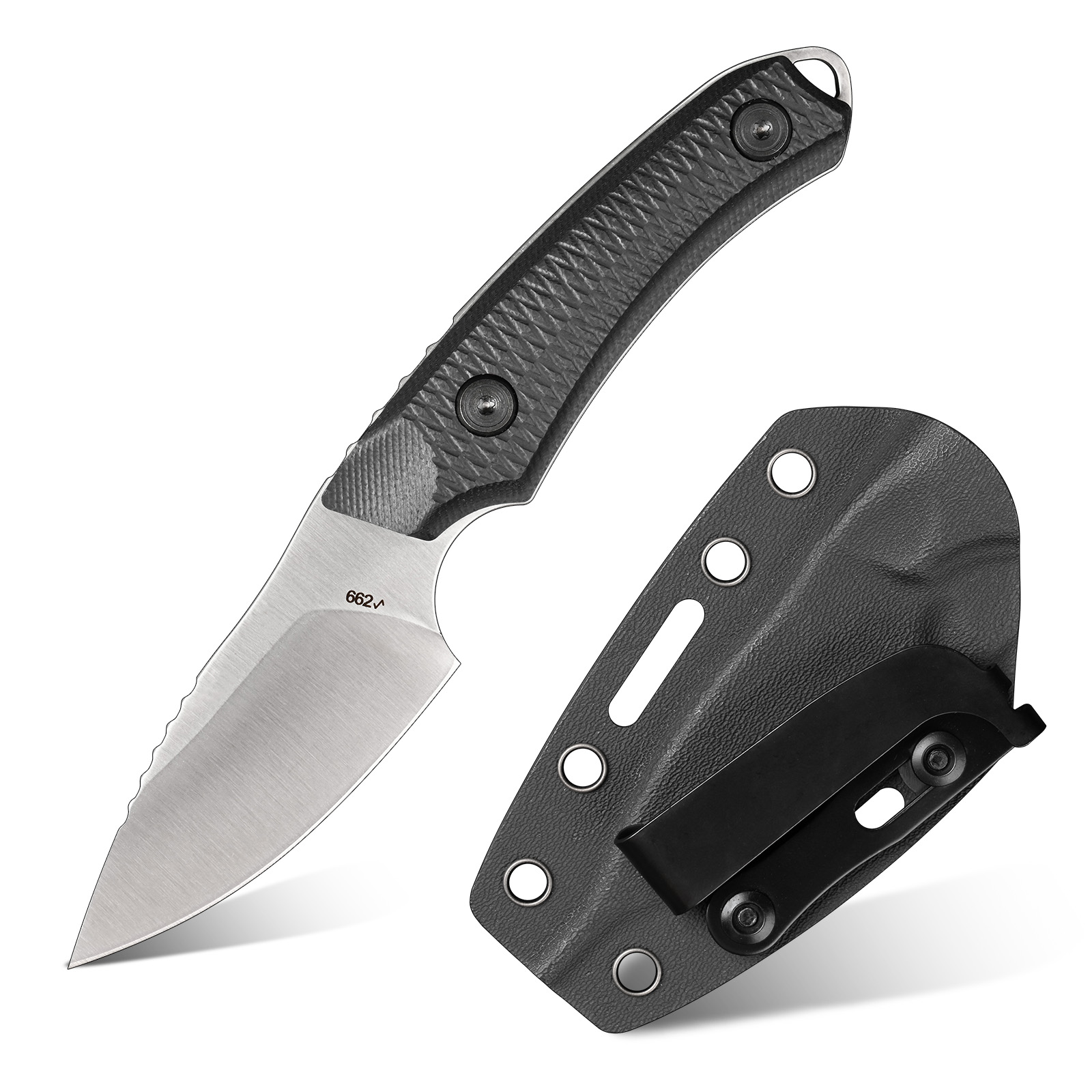 Edc Fixed Blade Deep Carry - Ferramenta Multifuncional EDC Portátil para Camping,