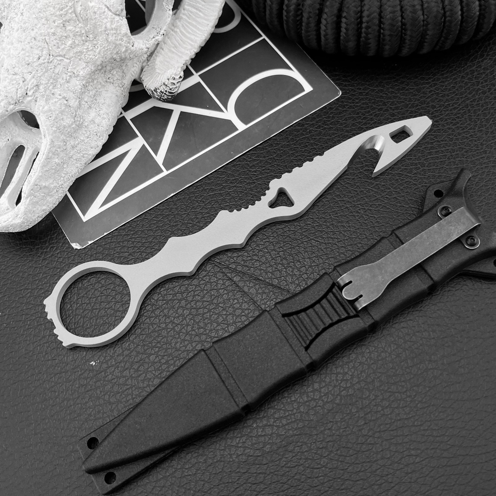 Edc Fixed Blade Deep Carry - Nova Faca de Lâmina Fixa 179