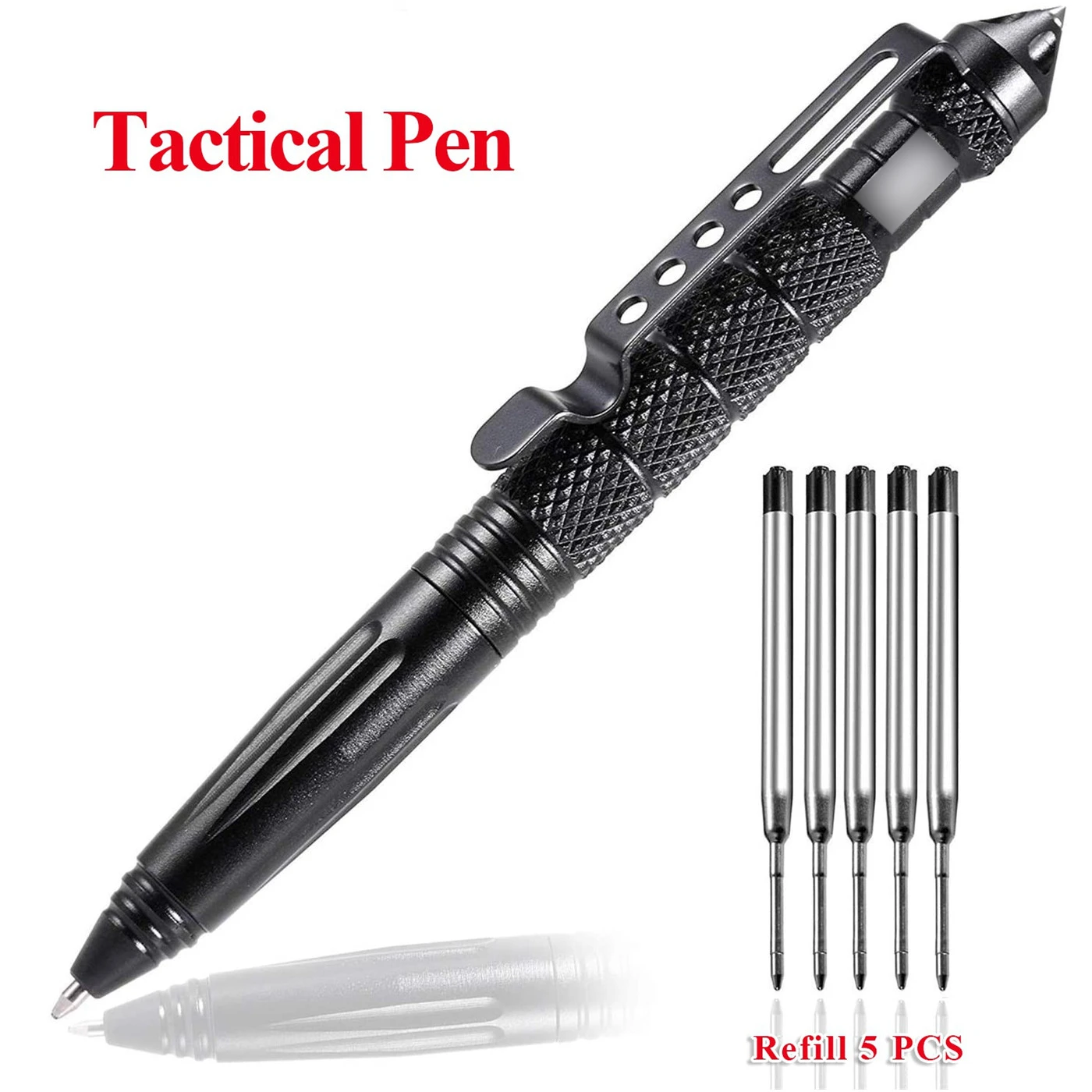 Pen Tactical Glass - Caneta tática portátil de autodefesa, aviação,