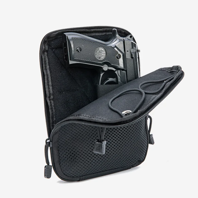 Edc Carry Handgun - Molle tático escondido arma coldre bolsa