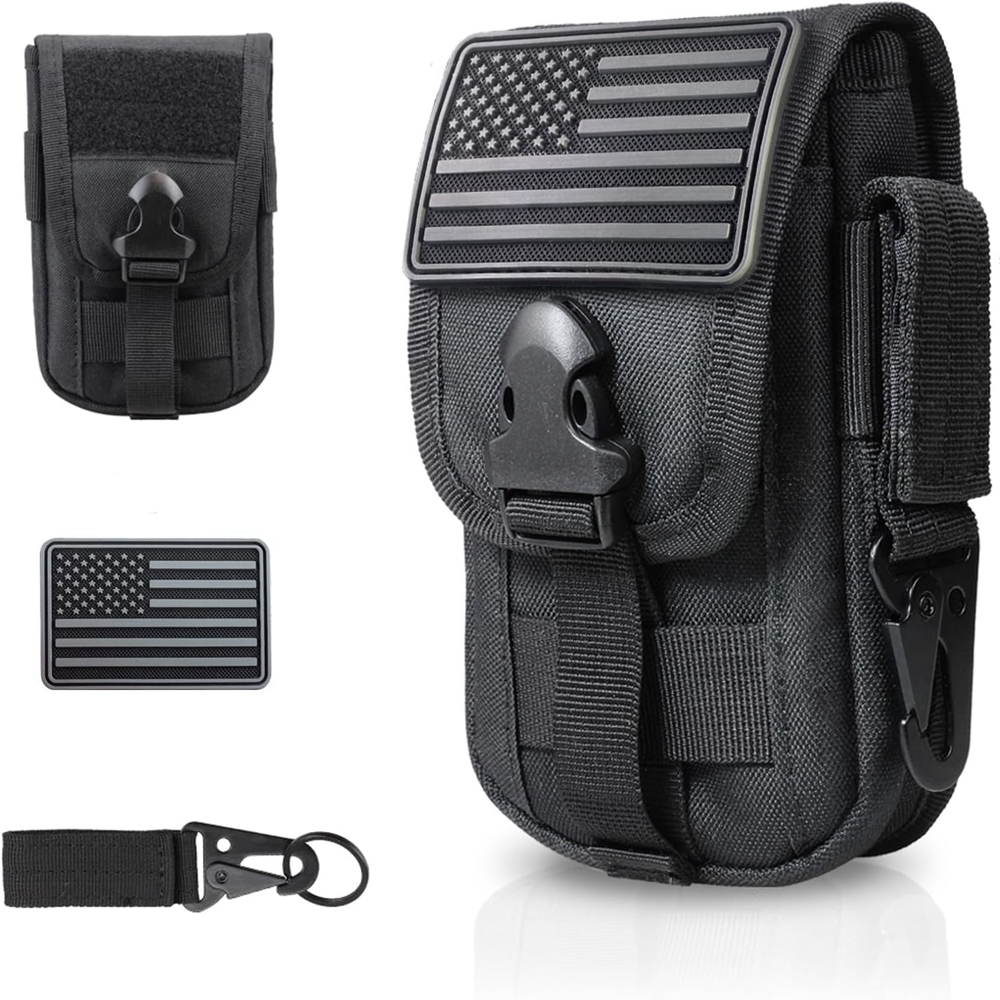 Edc Carry Card - Bolsa Tática para Telefone Molle, Estojo
