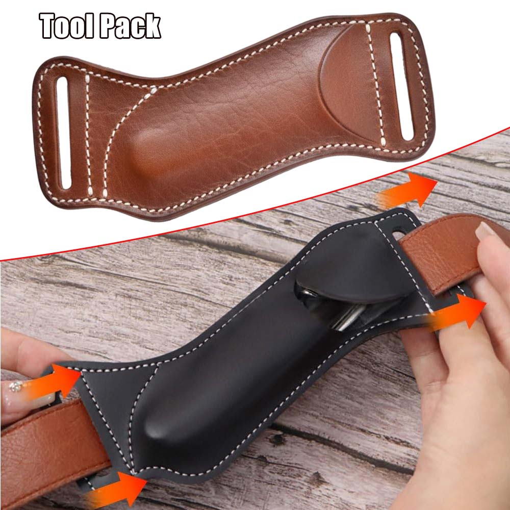 Leather Edc. Carry Pouch - Bolsa Tática para Ferramentas EDC, Estojo