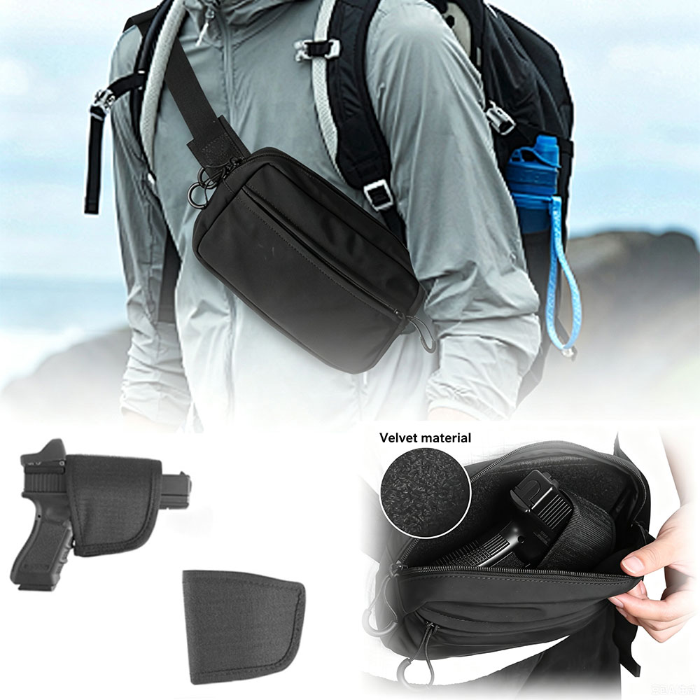 Edc Concealed Carry Fanny Pack - Bolsa de Cintura Tática para Transporte