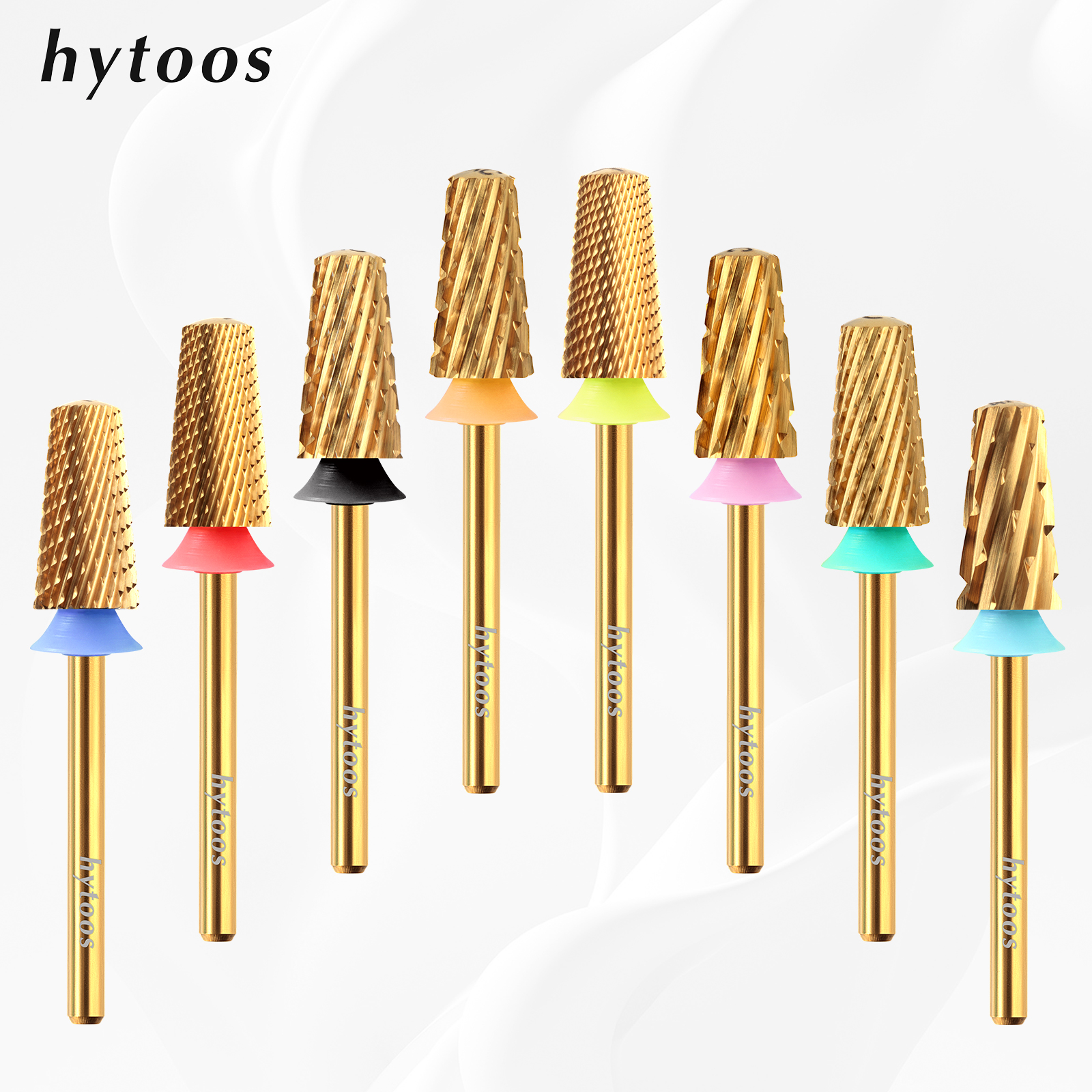 Nail File Titanium - Hytoos titânio segurança cônico prego brocas