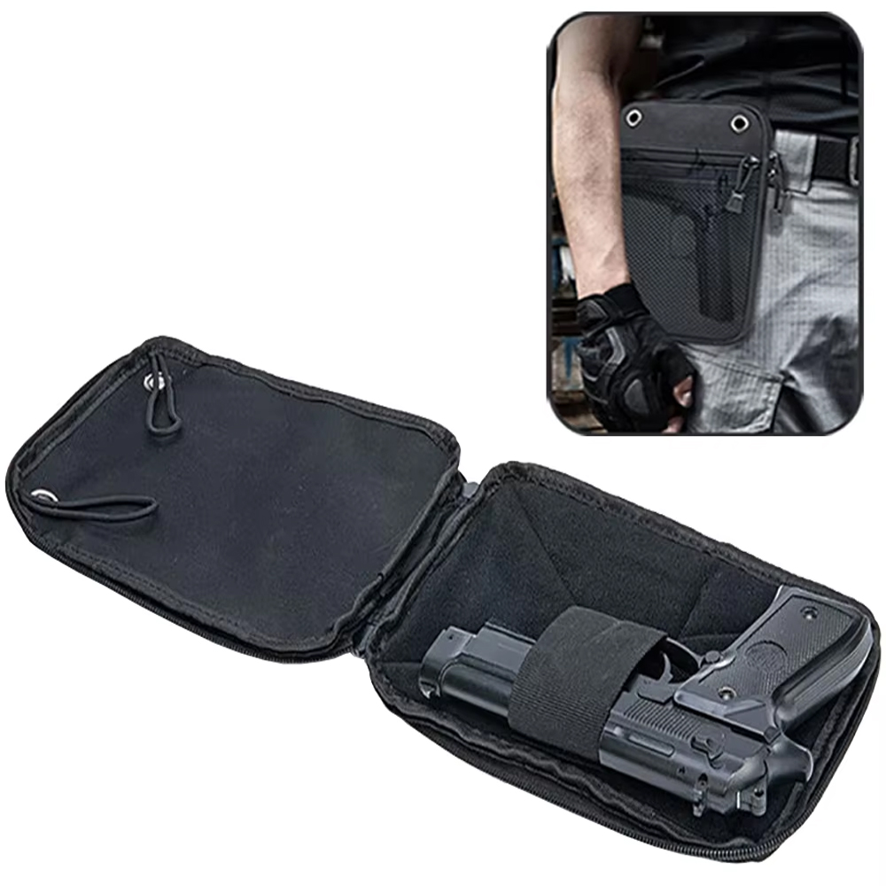 Edc Concealed Carry Fanny Pack - Bolsa Tática Molle para Arma Oculta,