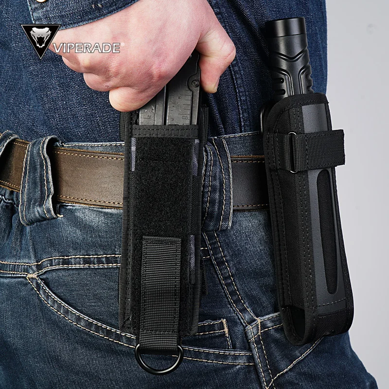 Edc Carry Flashlight - Coldre para Lanterna VIPERADE, Bolsa MOLLE