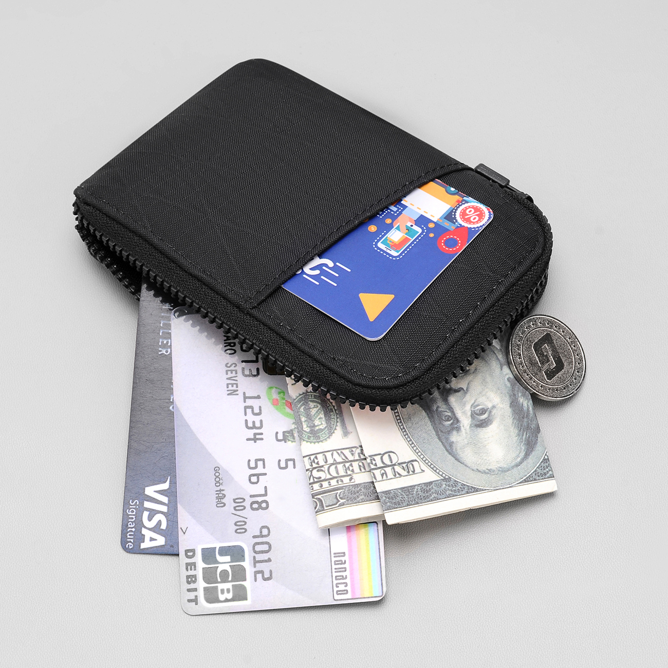 Edc Carry Card - Carteira Mini EDC Multifuncional X-Pac para