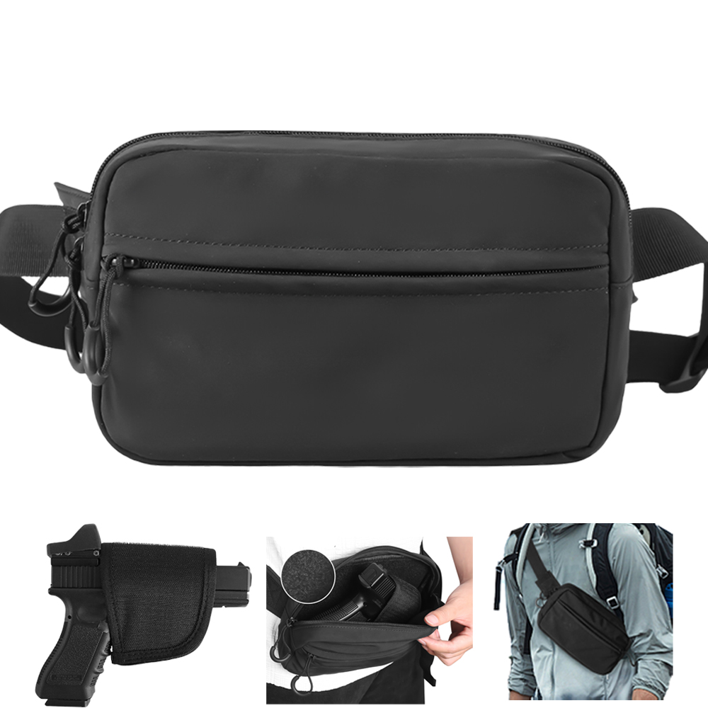 Edc Concealed Carry Fanny Pack - Bolsa tática crossbody para pistola, pacote
