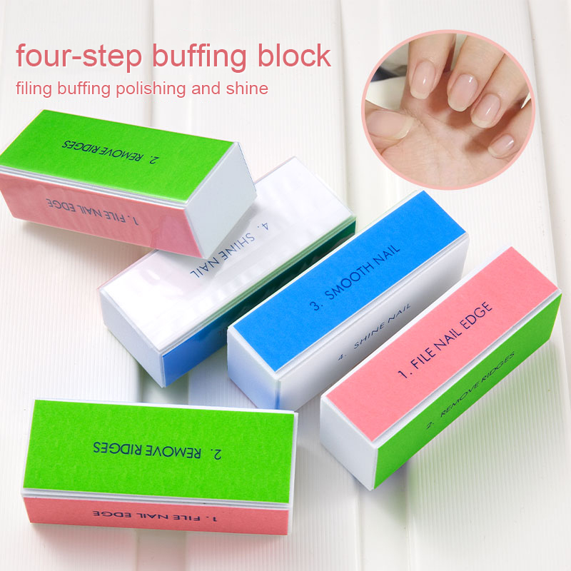Nail File Titanium - 5/10 pçs bloco de buffer de