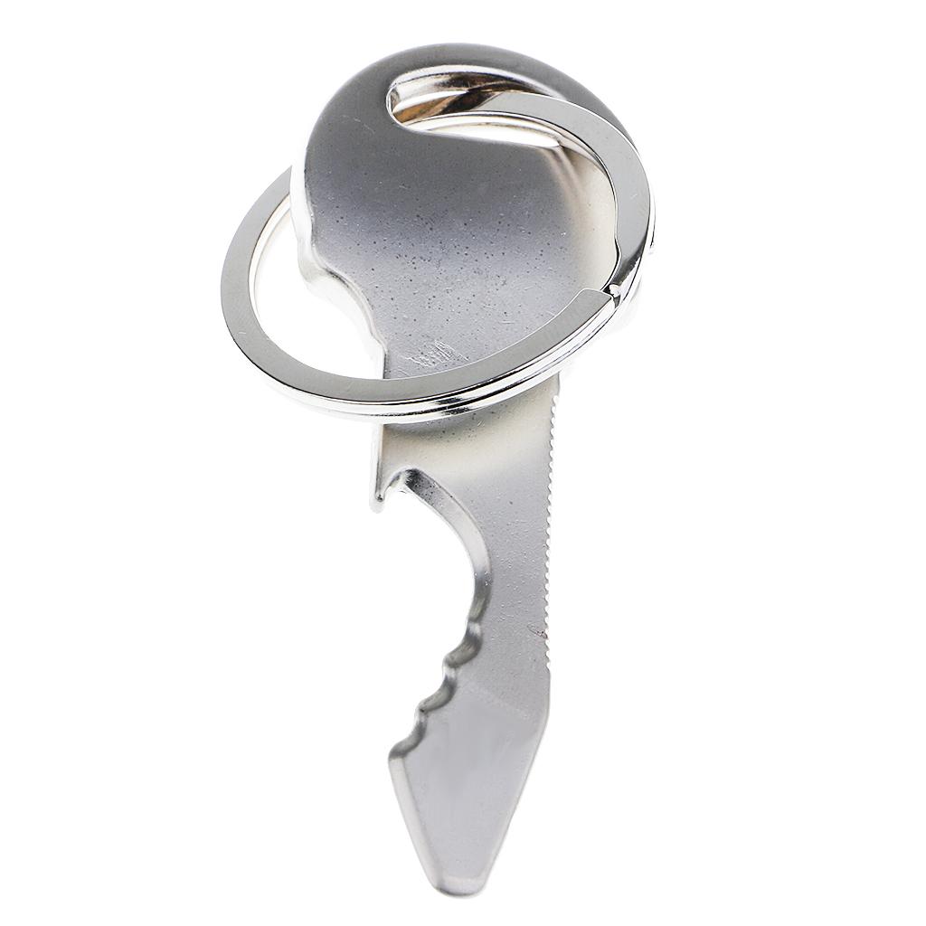 Bottle Opener Keyring - Chaveiro de Metal Punk com Caveira