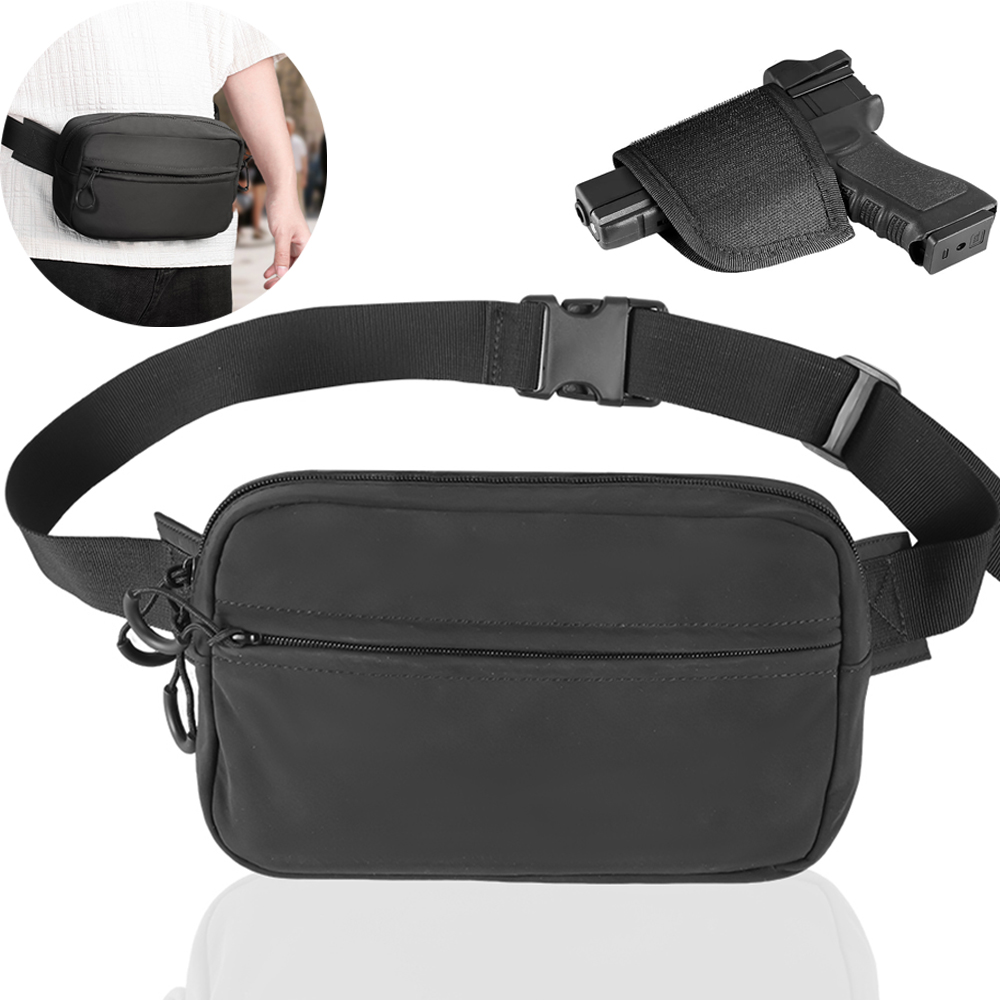 Edc Concealed Carry Fanny Pack - Pochete tática com coldre, bolsa de