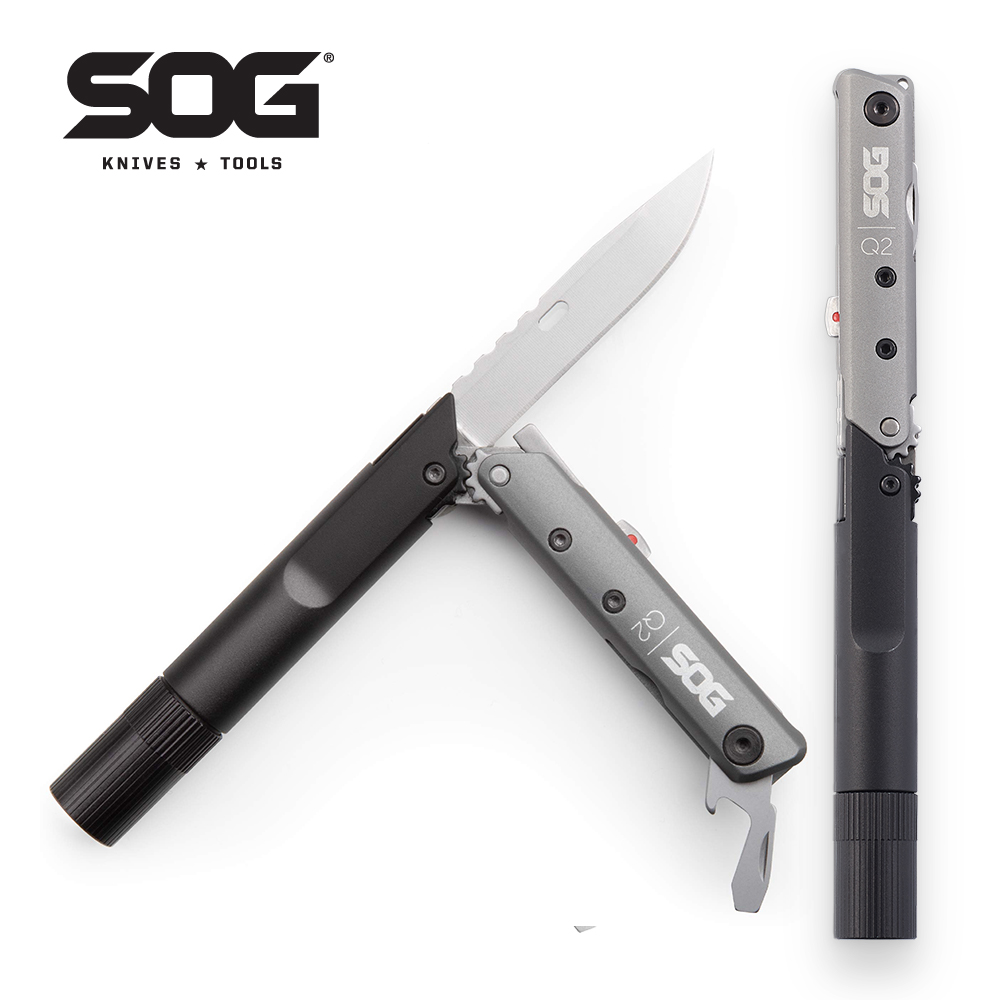 Edc Carry Flashlight - Sog baton q2 4 em 1