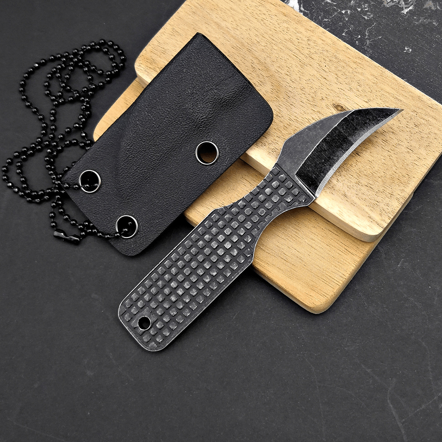 Edc Fixed Blade Deep Carry - Nova faca compacta de lâmina fixa