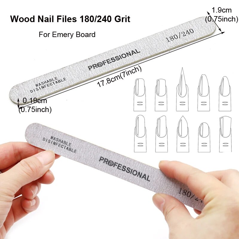 100 pçs arquivo de unhas de ma - Nail File Titanium avaliação e preço