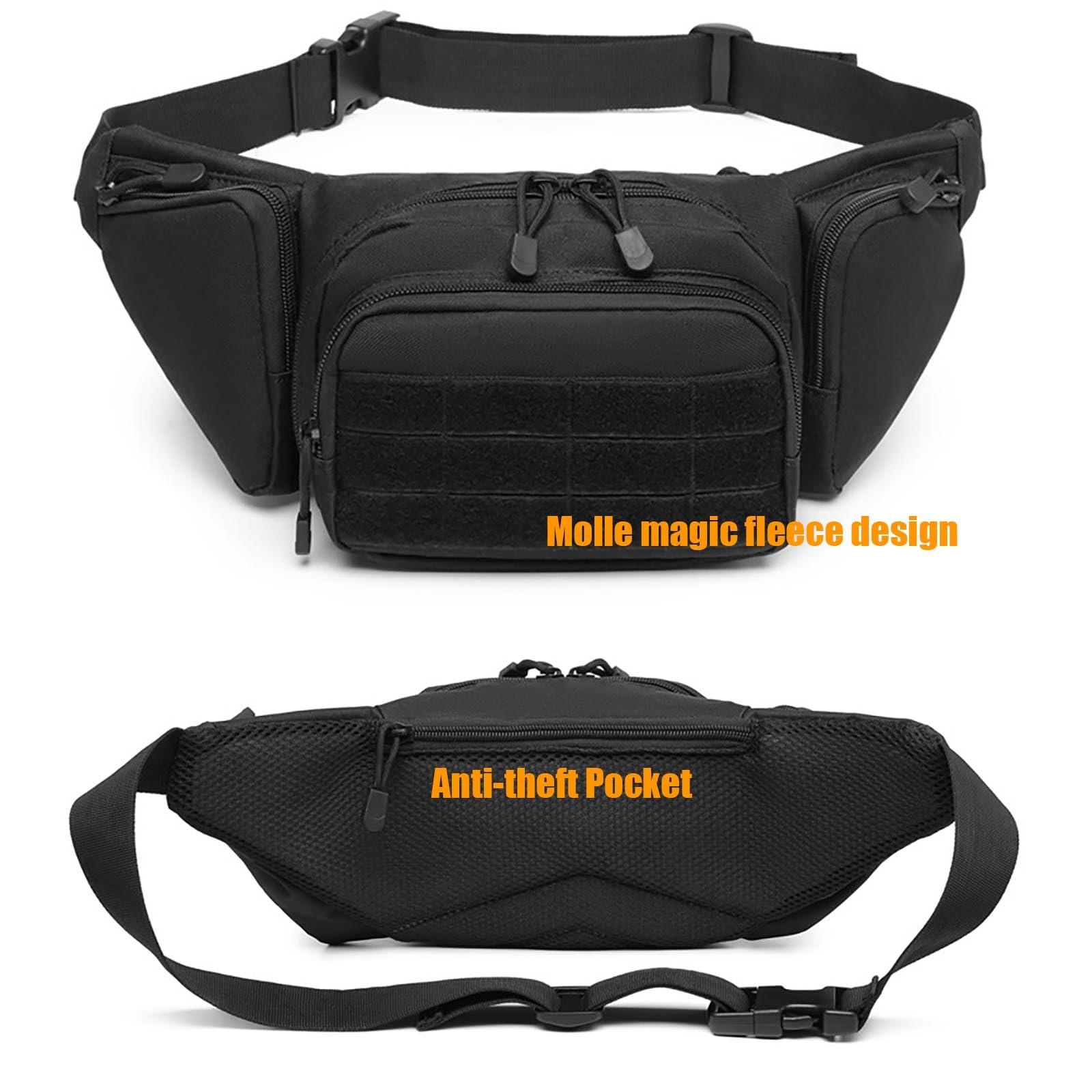 Bolsa Tática Impermeável para  - Edc Concealed Carry Fanny Pack avaliação e preço