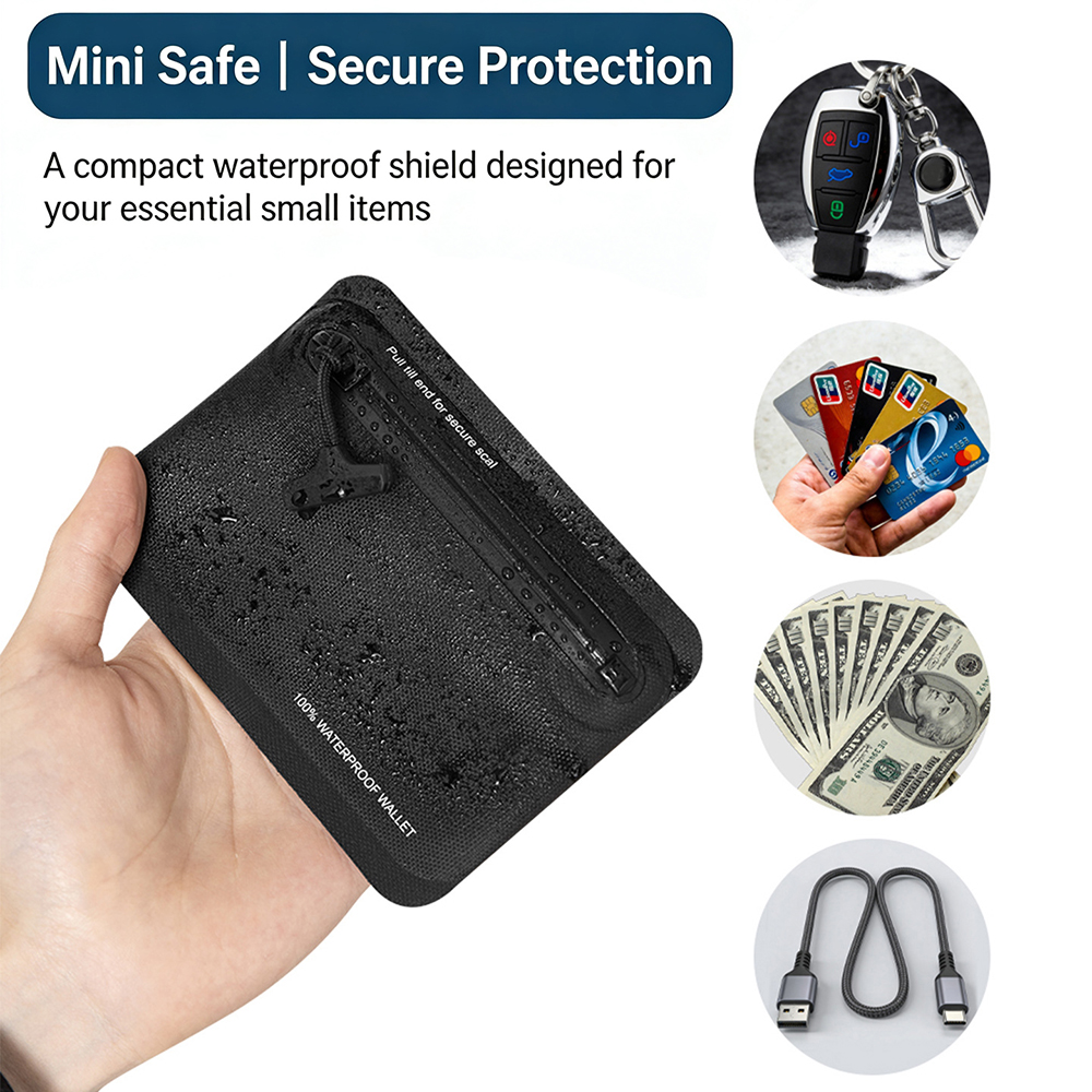 Bolsa de Moedas com Zíper 100% - Leather Edc. Carry Pouch avaliação e preço