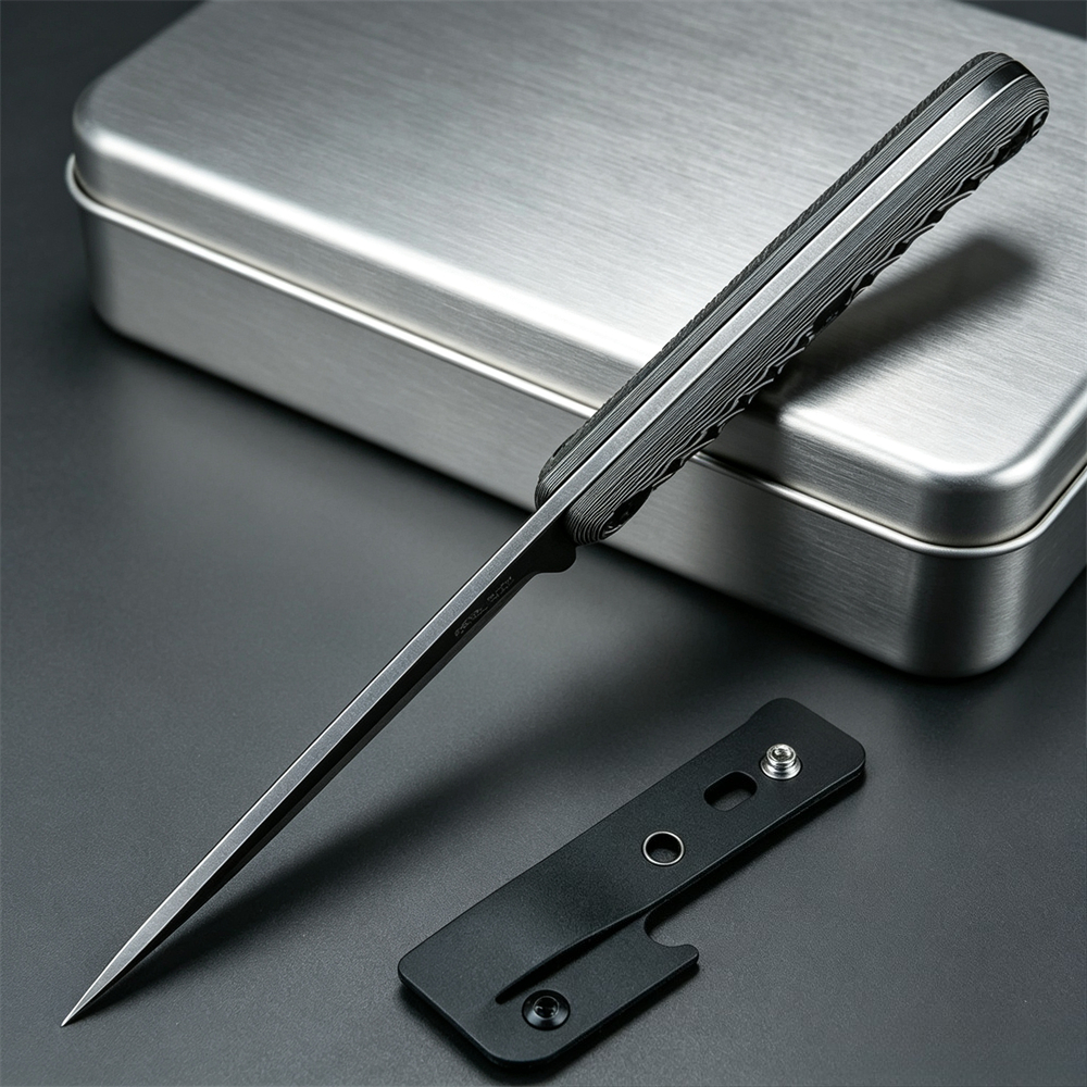 Faca de Lâmina Fixa Full Tang  - Edc Fixed Blade Deep Carry avaliação e preço
