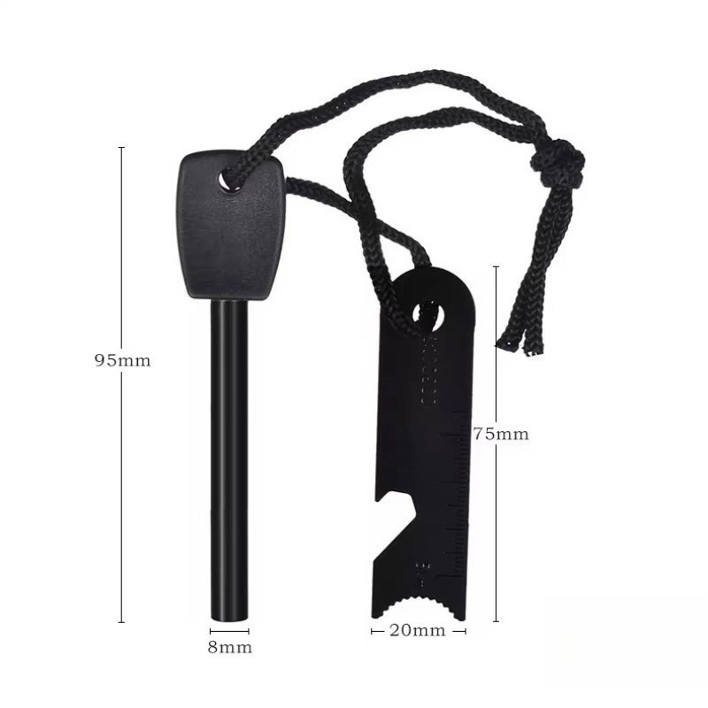 Starter de fogo de pedernal de - Ferro Rod Striker avaliação e preço