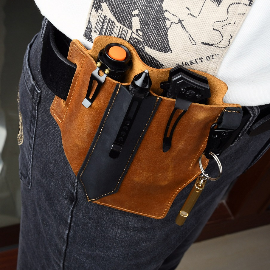 Bolsa de cintura tática de via - Edc Carry Bag For Men avaliação e preço
