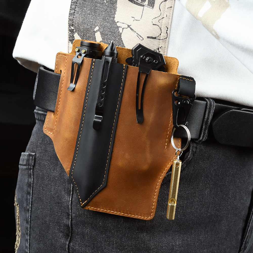 Bolsa de cintura tática de via - Edc Carry Bag For Men avaliação e preço