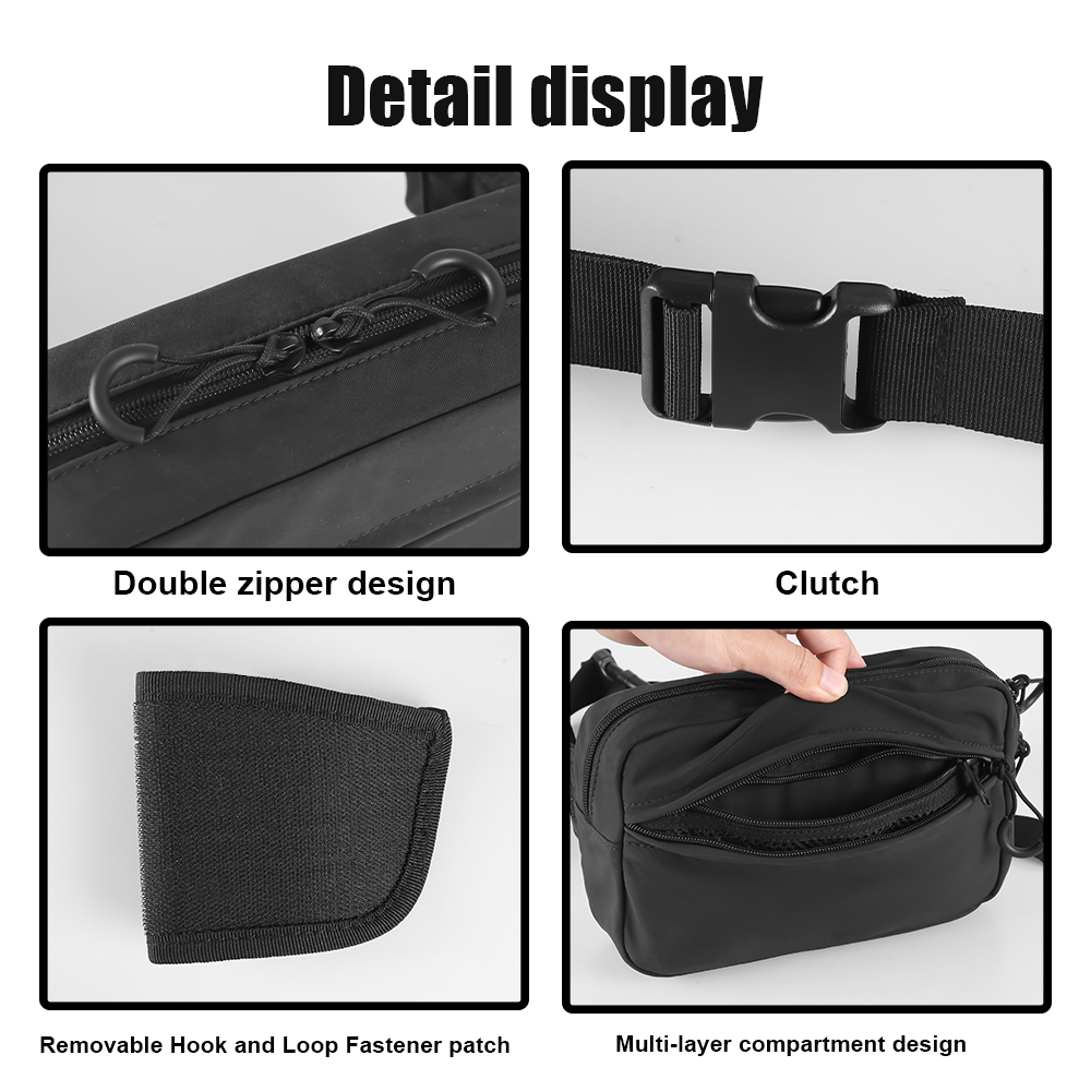 Bolsa tática crossbody para pi - Edc Concealed Carry Fanny Pack avaliação e preço