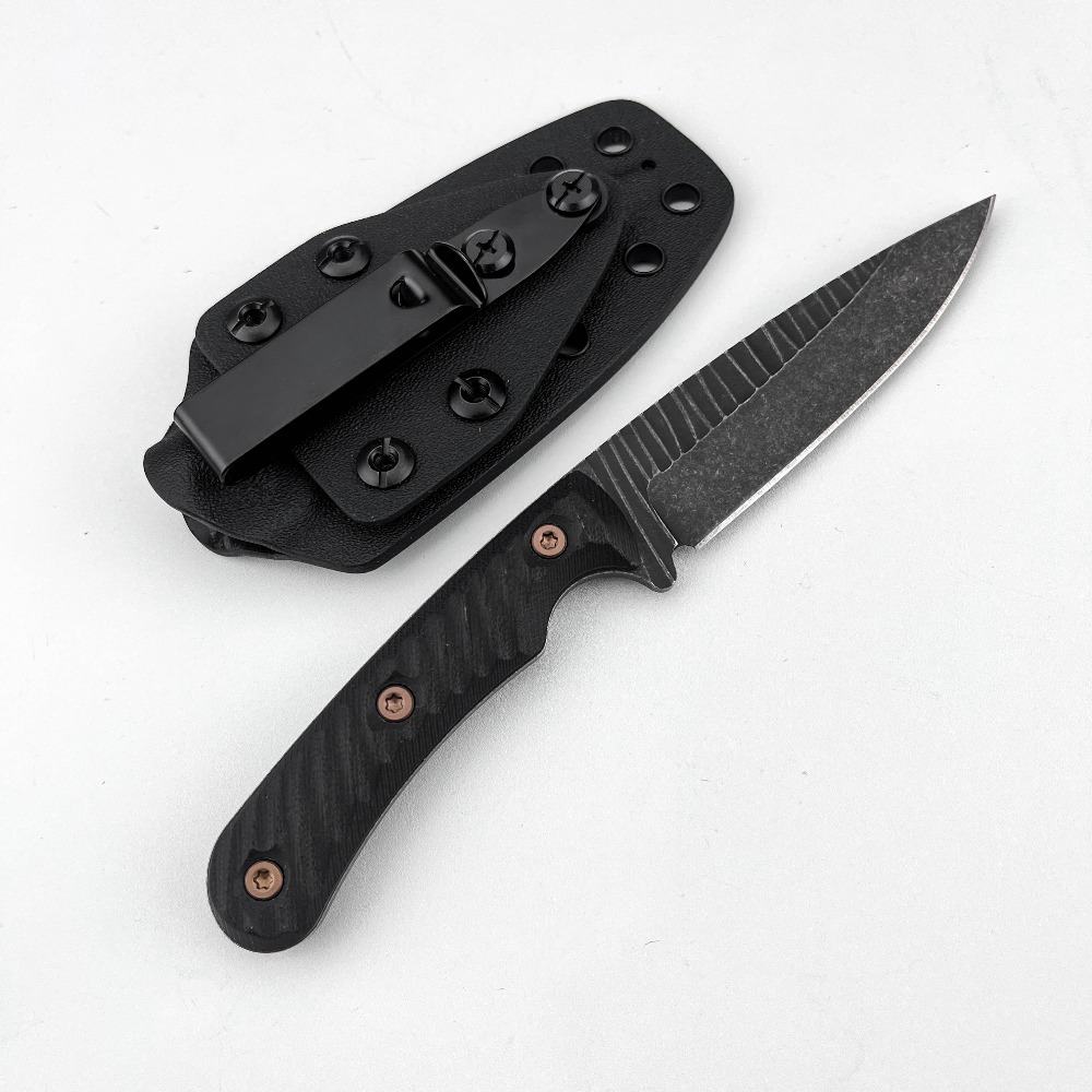 Faca Bushcraft Full Tang com L - Edc Fixed Blade Deep Carry avaliação e preço