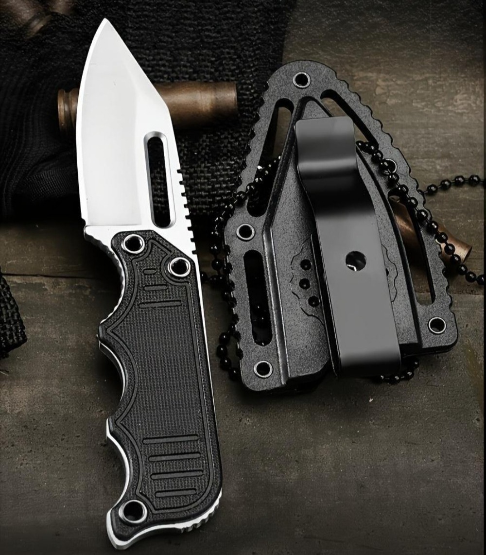 Faca de Pescoço Portátil com B - Edc Carry Fixed Blade avaliação e preço