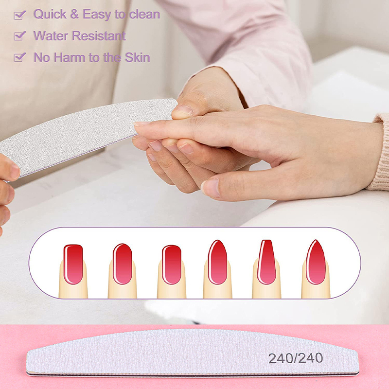 5/10 pçs profissional lixa de  - Nail File Titanium avaliação e preço