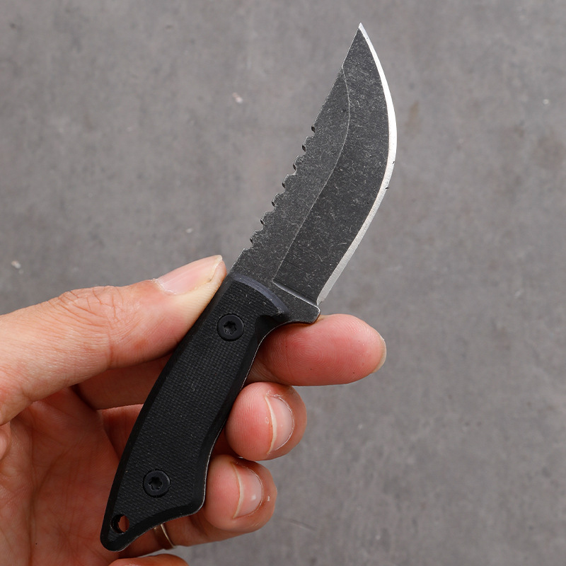 5cr15 aço inoxidável pequena l - Edc Carry Fixed Blade avaliação e preço