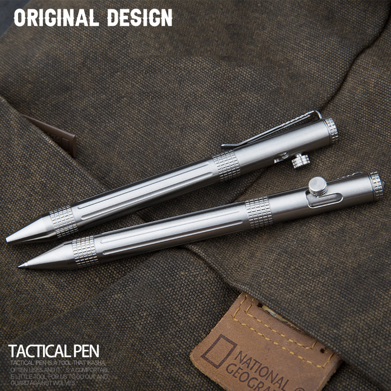 Nova auto defesa de aço inoxid - Pen Tactical Glass avaliação e preço