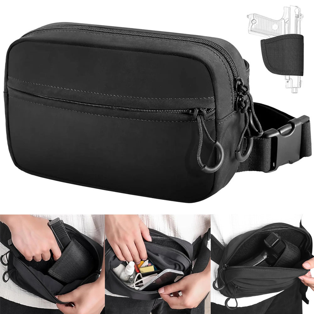 Bolsa de transporte oculta par - Edc Concealed Carry Fanny Pack avaliação e preço