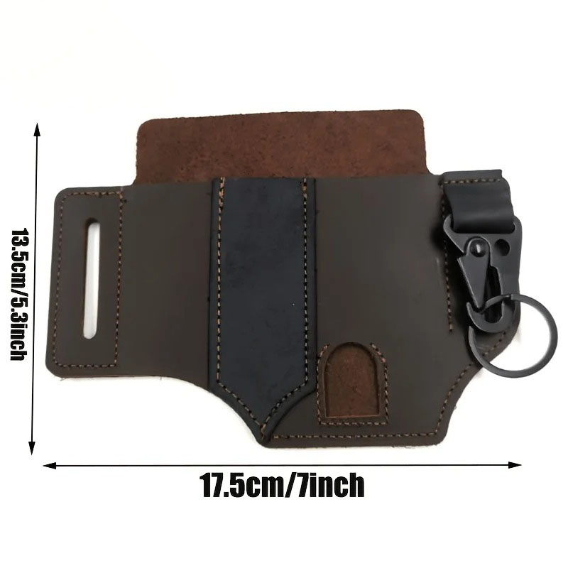Bolsa de Cinto EDC em Couro PU - Edc Carry Pen avaliação e preço