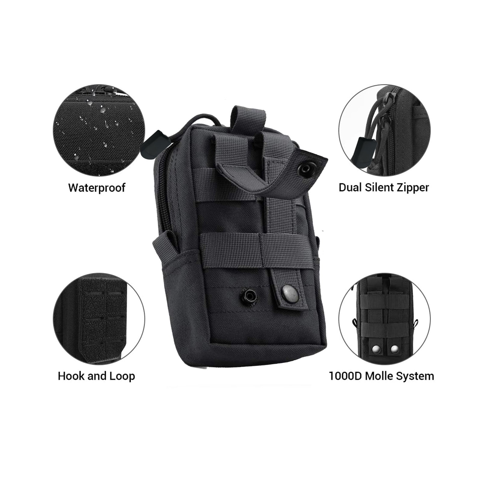 Molle tático bolsa cintura sac - Edc Carry Pack avaliação e preço