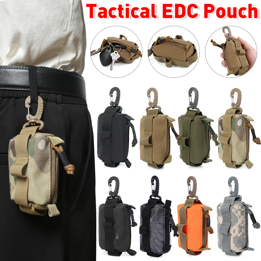 Bolsa tática EDC com zíper, po - Edc Carry Card avaliação e preço