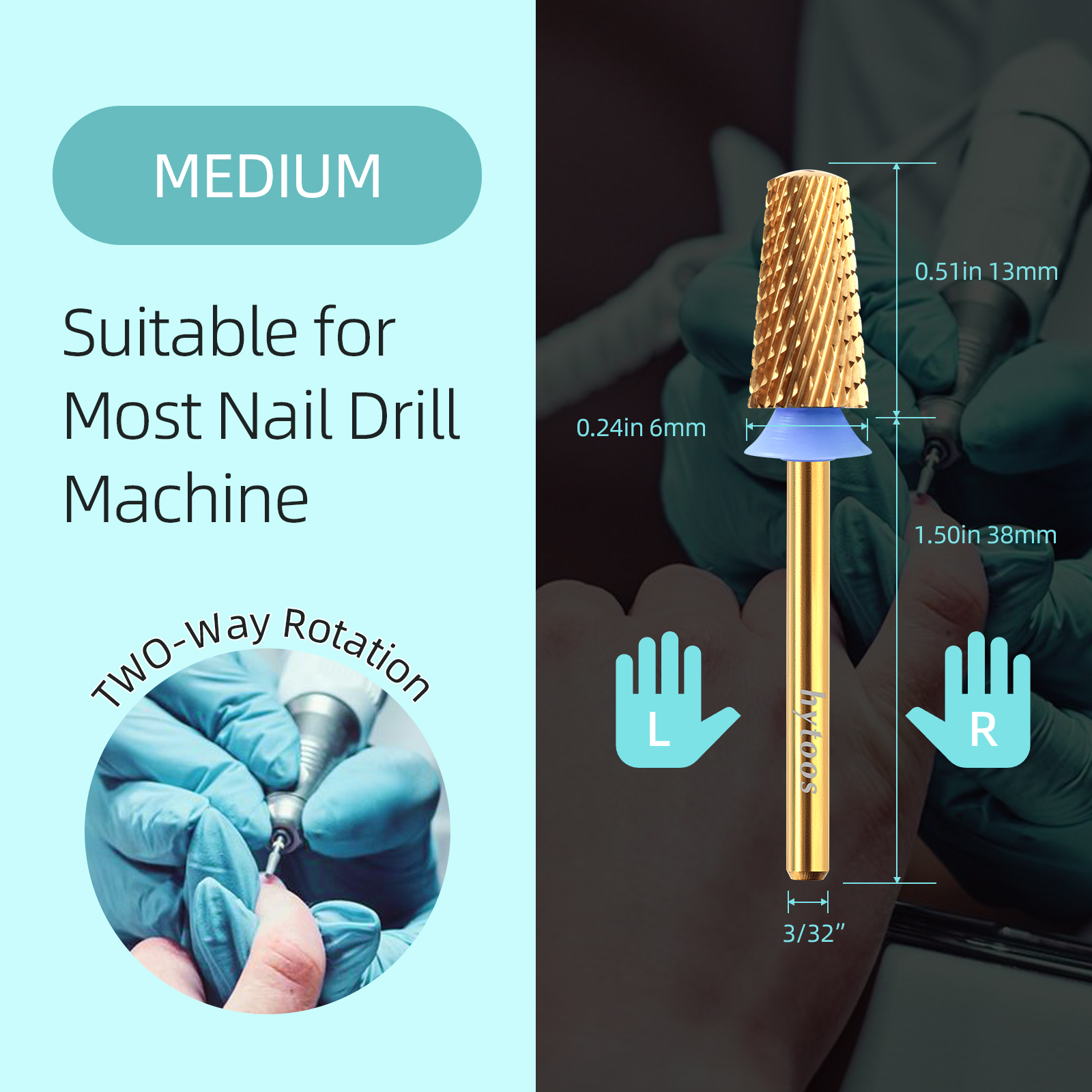 Hytoos titânio segurança cônic - Nail File Titanium avaliação e preço