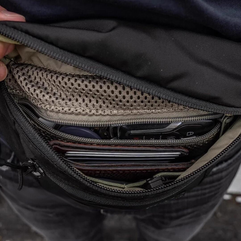 Saco de cinto masculino com al - Edc Concealed Carry Fanny Pack avaliação e preço