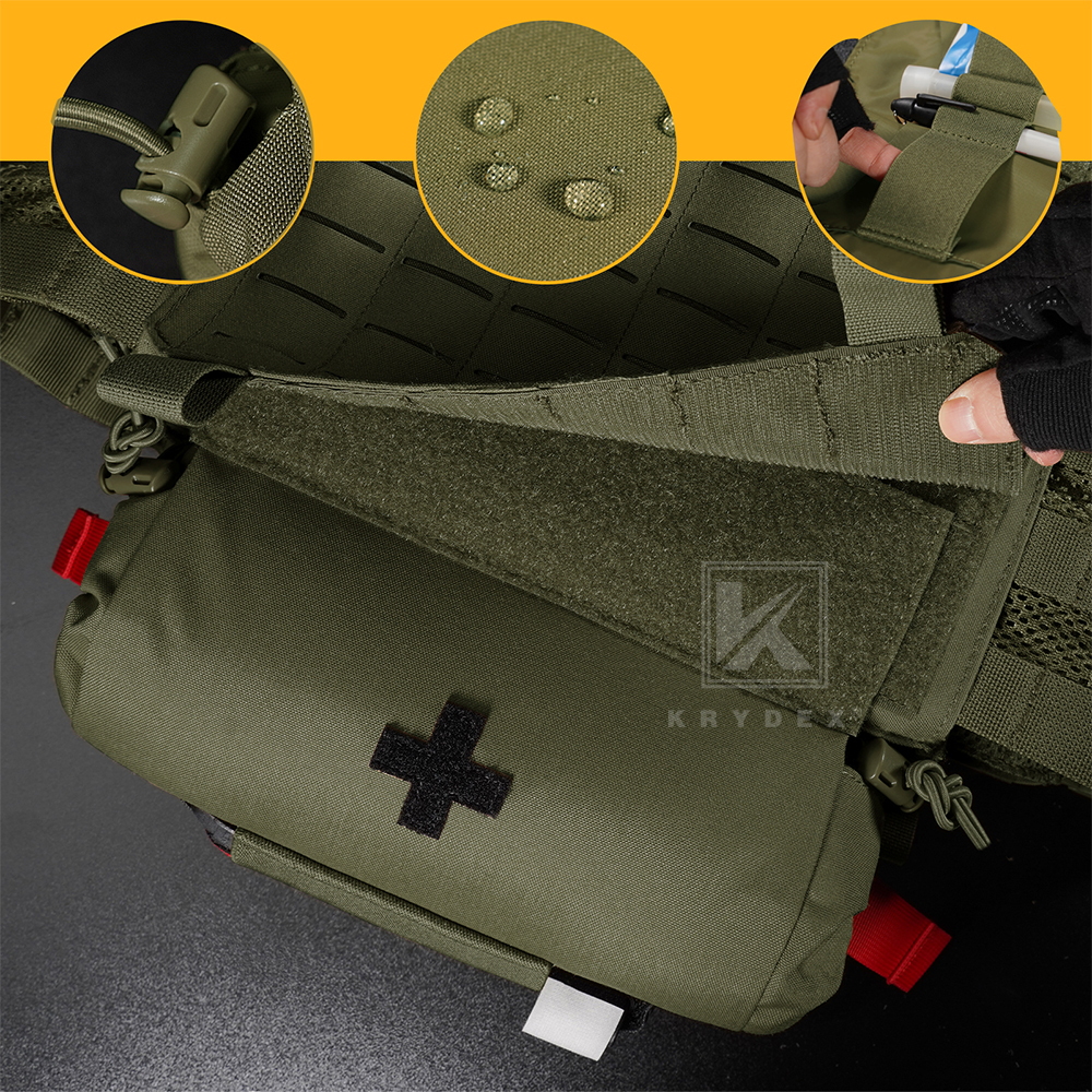 Krydex tático trauma bolsa rol - Edc Flex Carry Belt avaliação e preço