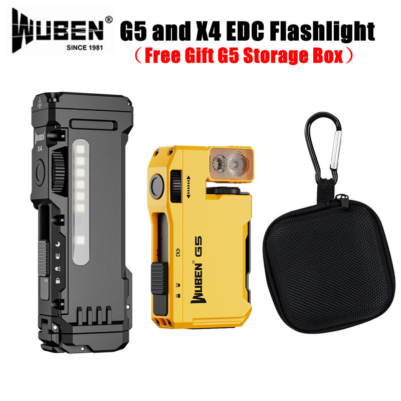 Lanterna EDC WUBEN G5 & X4 Rec - Edc Carry Flashlight avaliação e preço