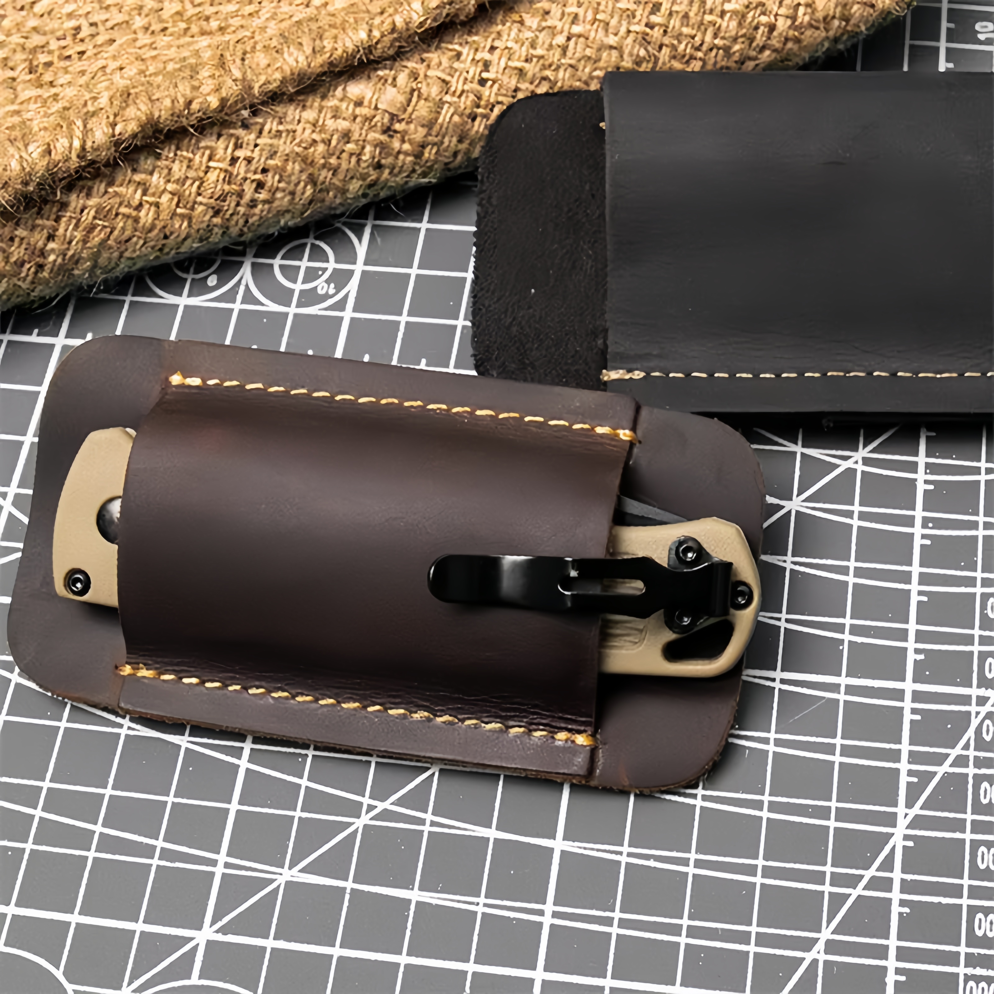 Coldre de Couro EDC para Uso E - Leather Edc. Carry Pouch avaliação e preço