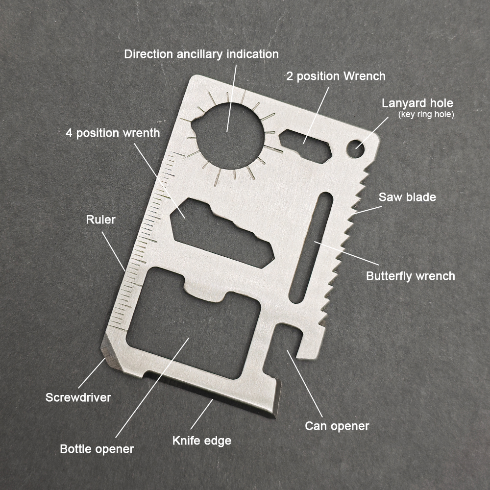 Ferramenta de bolso edc de aço - Edc Carry Card avaliação e preço