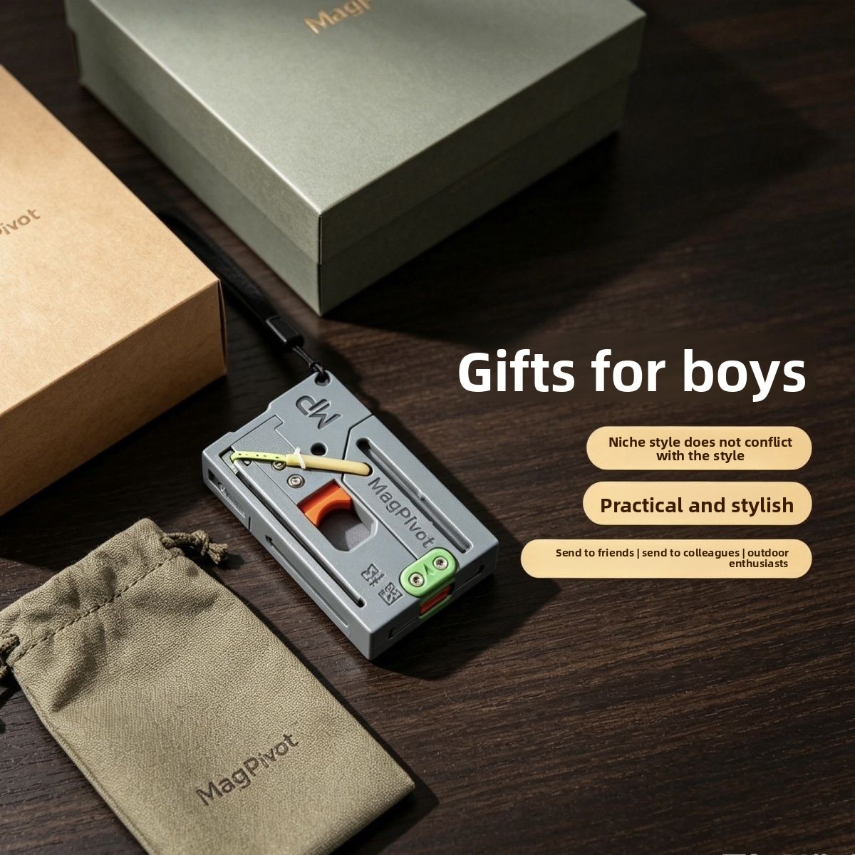 MagaPivot Card Slingshot Portá - Edc Carry Card avaliação e preço