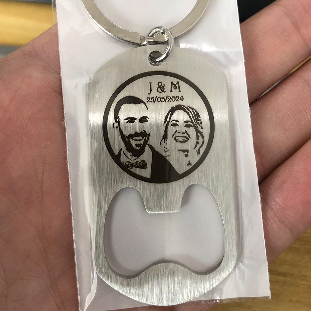 Chaveiro de aço inoxidável com - Bottle Opener Keyring avaliação e preço