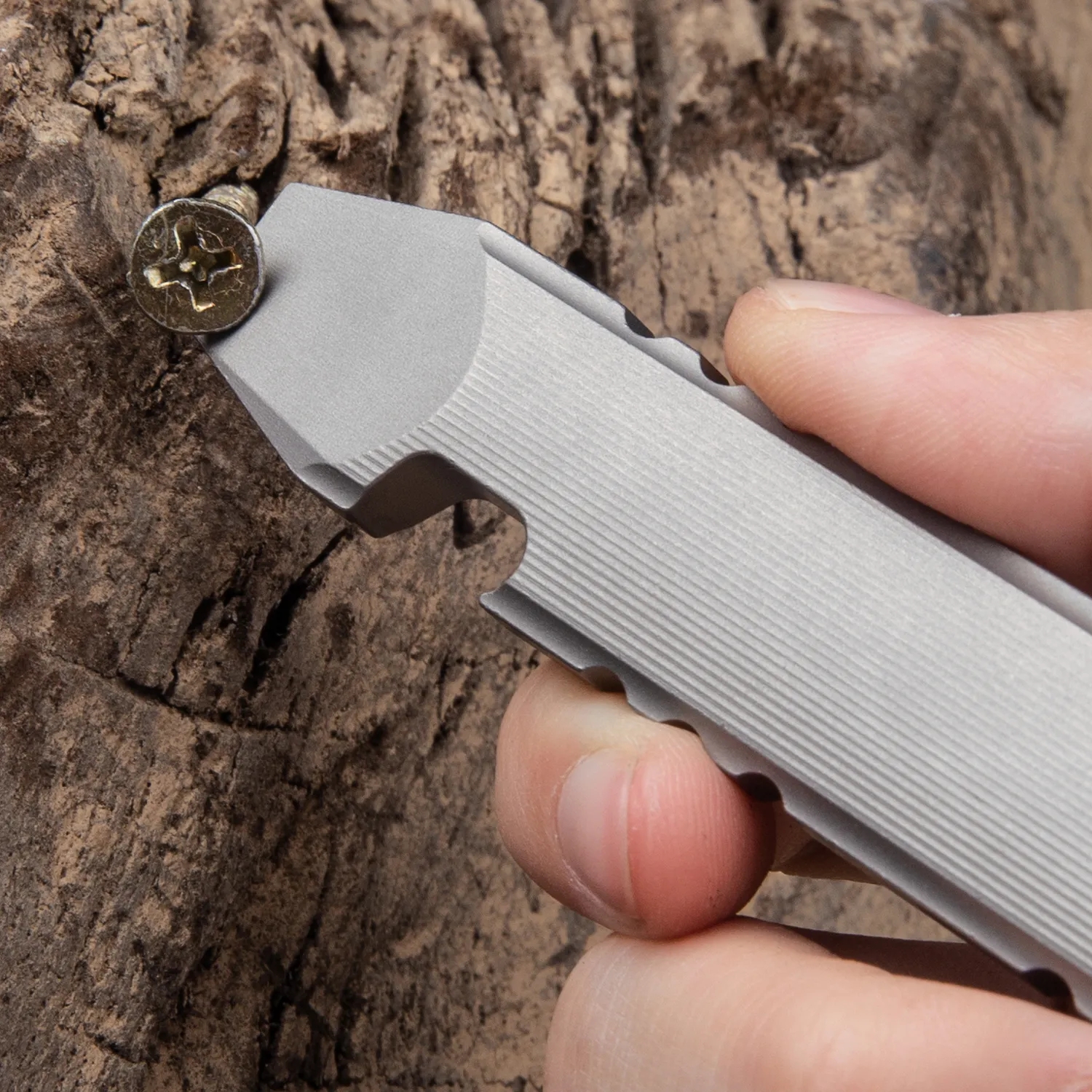 9.4cm liga de titânio pé de ca - Titanium Pry Bar avaliação e preço