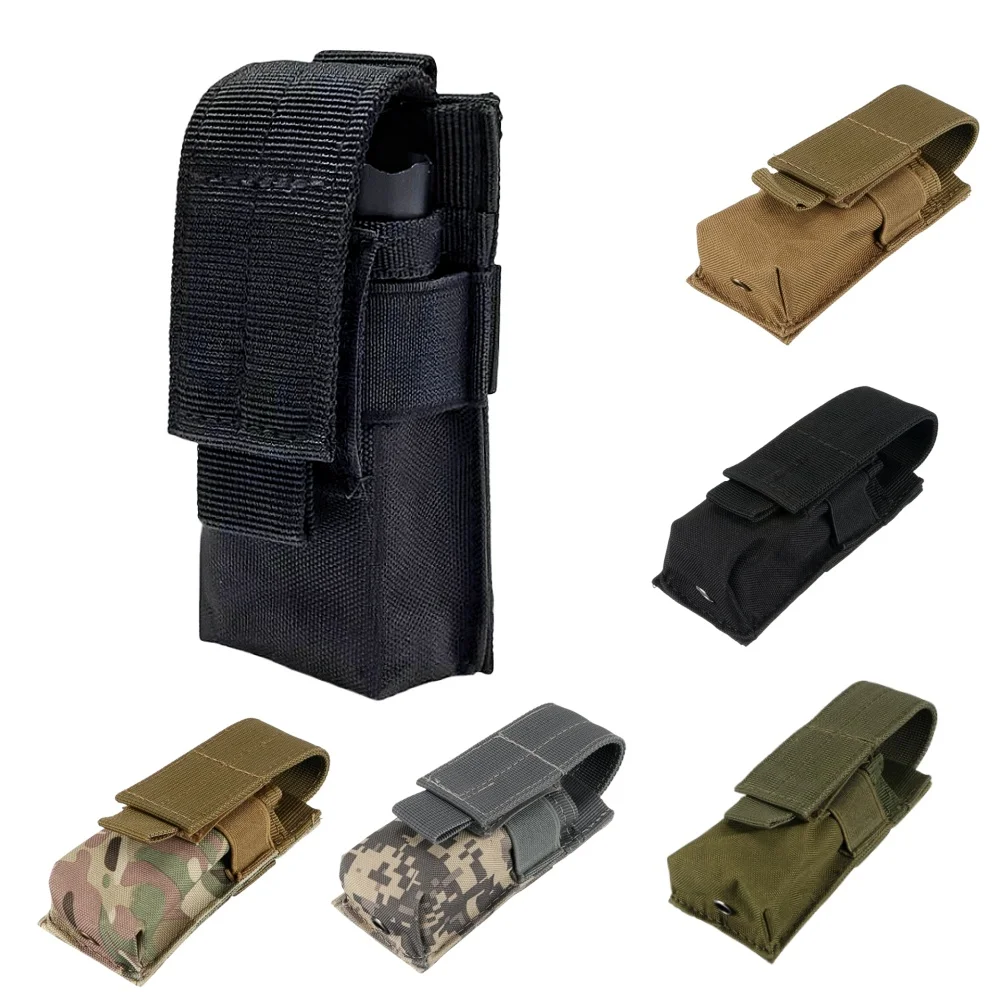 Molle tático m5 lanterna bolsa - Edc Carry Flashlight avaliação e preço