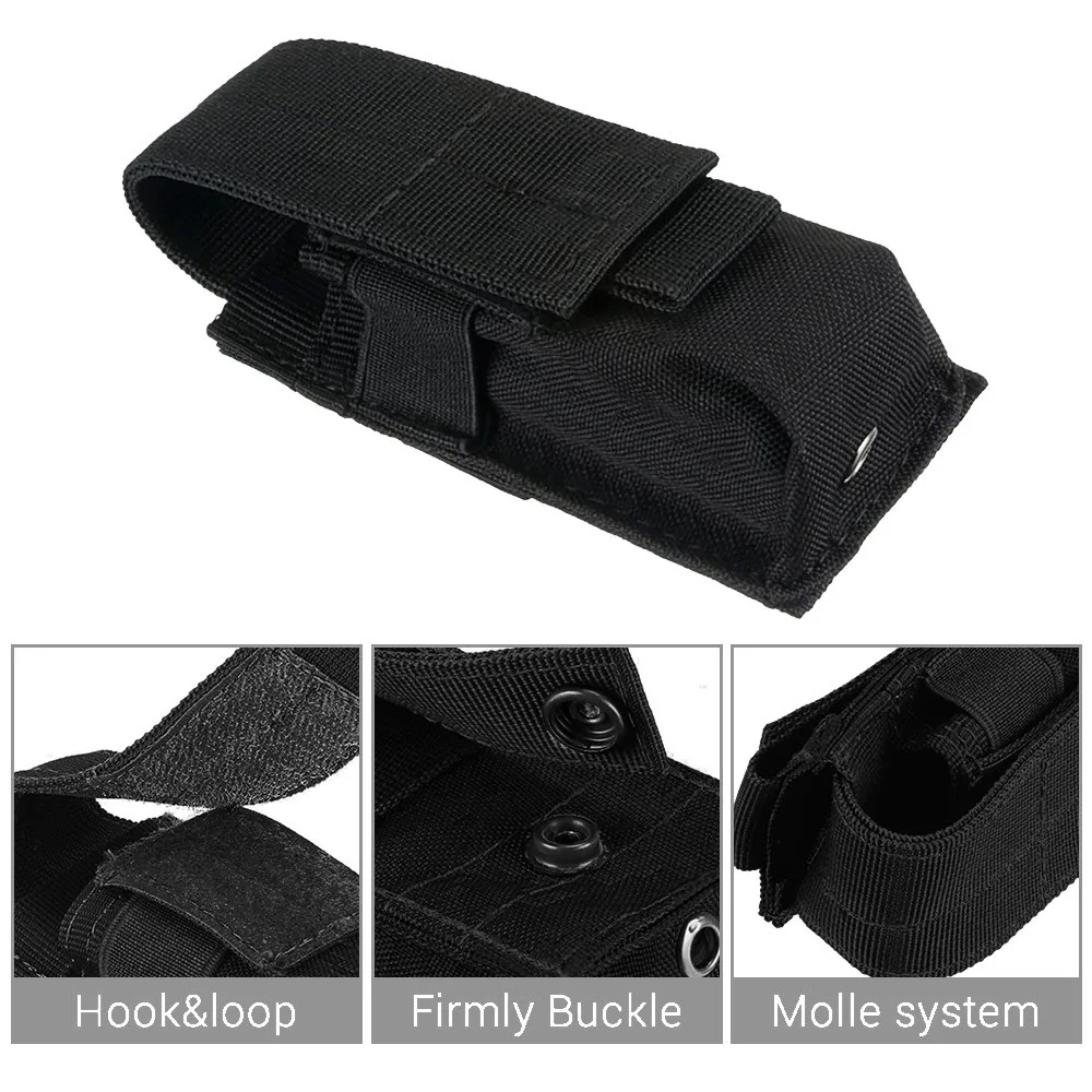 Molle tático m5 lanterna bolsa - Edc Carry Flashlight avaliação e preço