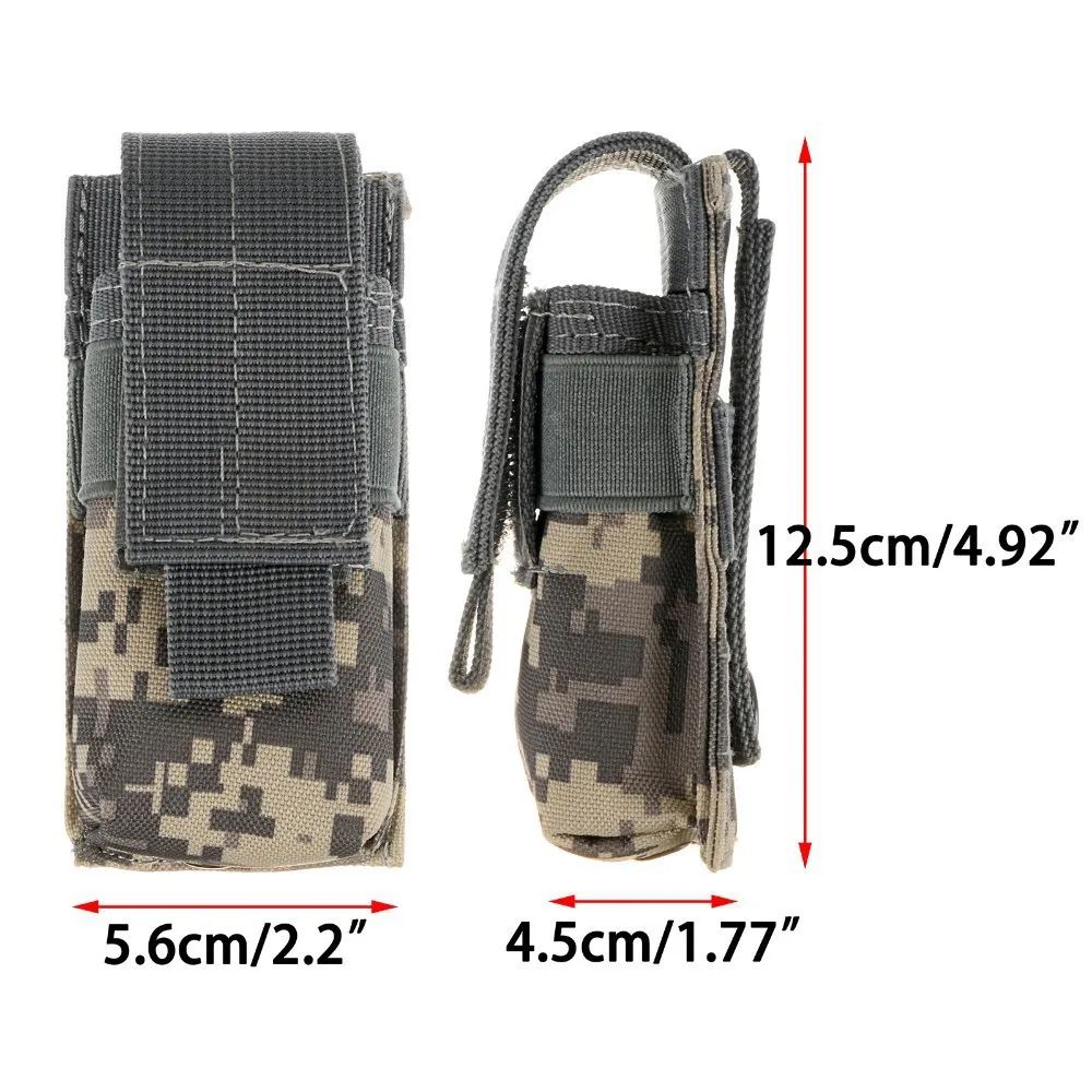 Molle tático m5 lanterna bolsa - Edc Carry Flashlight avaliação e preço