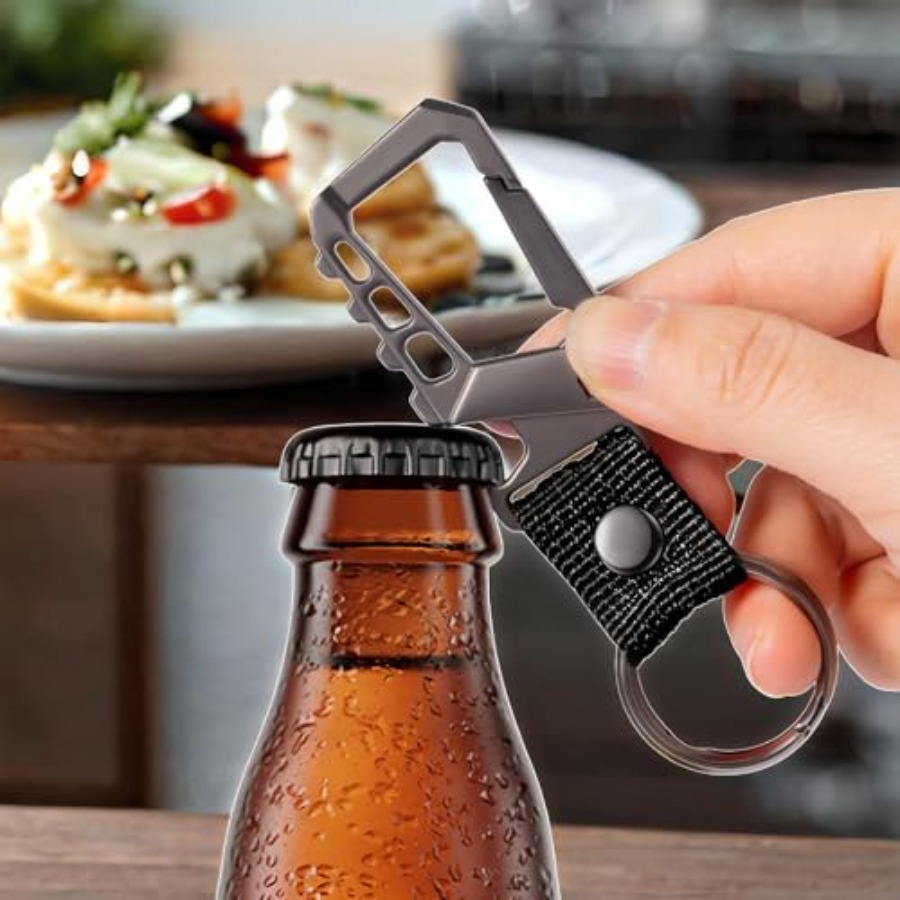 Chaveiro de metal resistente c - Bottle Opener Keyring avaliação e preço