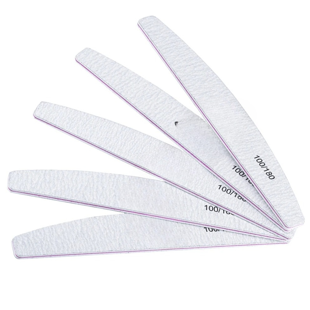 10 pçs/lote 80/100/150/180/240 - Nail File Titanium avaliação e preço