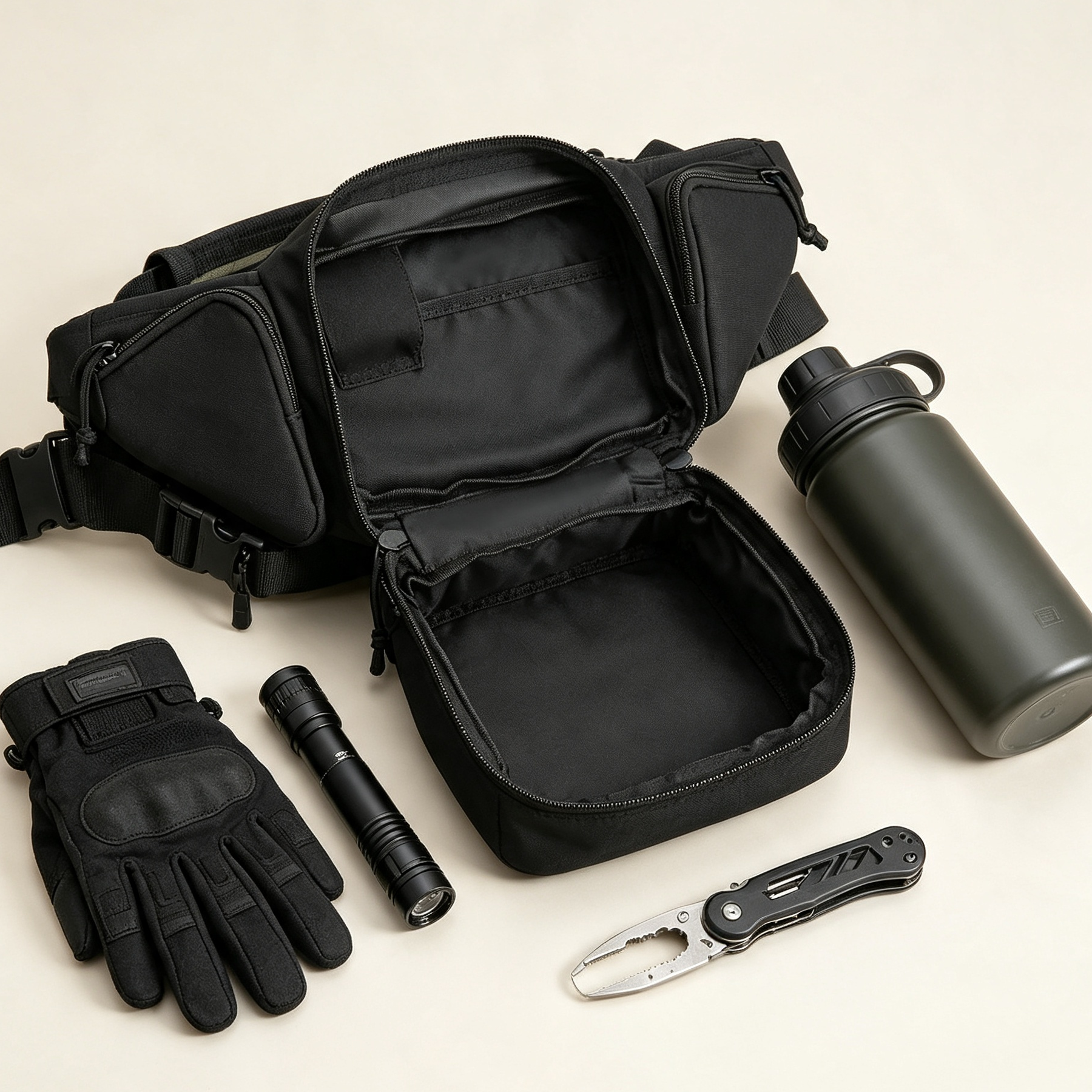 Bolsa Tática de Cintura para T - Edc Concealed Carry Fanny Pack avaliação e preço